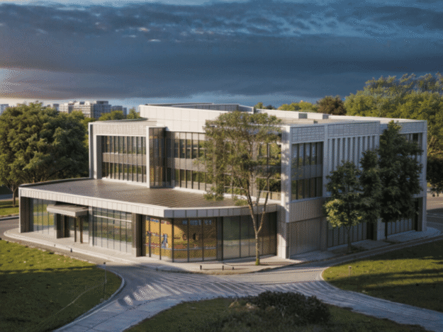 Portfoliobild: Unser Ingenieurbüro Holzbau, FH Holzbaustatik, plant ein Filmstudio in Prag.